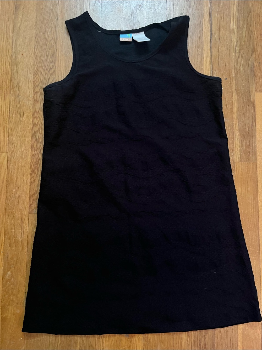 Cove Black Sleeveless Mini Swim Cover Up